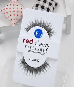 Fabryka bezpośrednio 27 Style czerwone wiśni fałszywe rzęsy naturalne długie rzęsy przedłużenie makijażu profesjonalnego faux rzęs fa6238340
