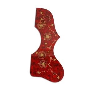 Yüksek kaliteli pvc adhensive sağ elle akustik gitar pickguard pick nöbeti Gibson zarif işçilik