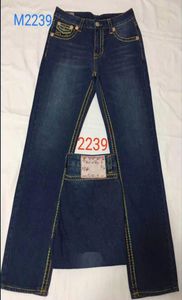 Mens Straight Jeans Long Trousers Pants Mens True Coarse Line Religion Jeans Clothes Man Casual Pencil Pants Blue Black Denim Pant8680072