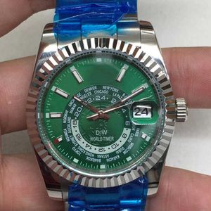 Designer Watch Reloj Uhren AAA Automatische mechanische Uhr Lao Jia Tai Space New Green Vollautomatische mechanische Uhr Mechanische Uhr H -Herren Uhr Wache