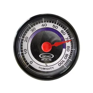 Misurazioni calibri 2pc da 50 mm diametro mini igrometro meccanico senza batteria portatile accurata igremica analogica durevole misuratore di umidità per la famiglia
