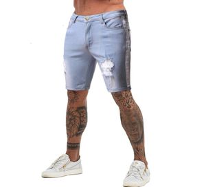 dżinsy Summer Fashion Casual European Effects Color Patchwork Gates Smuls Men Jean Shorts5020234