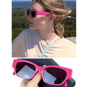 Mode prägnant Celdesig Kleine Sonnenbrille UV400 für Frauen Italien importierte Planke rechteckig Fullrim 54-18-145 Dunkle Farbbrille für verschreibungspflichtige Fullset-Hülle