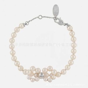 Designer Westwood Winter New Pearl Bow Bracelets in Small Batch