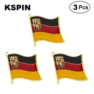 ブローチRhineland Palatinate Lapel Pin Pins Flag Badge Brooch Badges