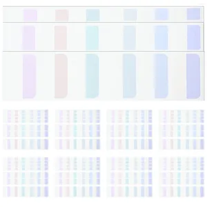 420pcs Note appiccicose colorate Memo Pad etichetta auto adesiva Schede Bookmarks Notepad Office di cancelleria