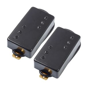 Ny två linje 6 håls elektrisk gitarr humbucker pickup för LP Guitar Black