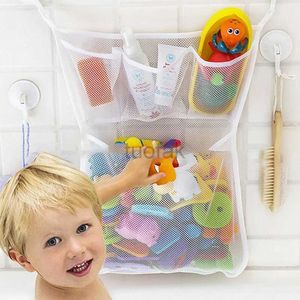 Bath Toys Baby Bath Toy Mesh Bag Bath Bathtub Doll Organizer Suction Bathroom Toy Stuff Net Baby Kids Bathtub Toy Bath Game Bag Kids d240507