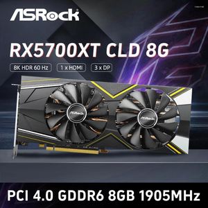 グラフィックカードASROCK RX5700XT CLD 8GO CARD AMD RADEON RX 5700 XT GDDR6 8GB 256ビット14 GBPS 1580-1650 MHz/14 PCI Express使用