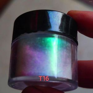 Nail Glitter 5G Super Iridescent White Chameleon Car Paint Powder Hypershift Colorshift Pigment för Auto Paint/ Polish/ Coating