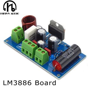 Amplifier Mono LM3886 Audio Subwoofer Amplifier Board of CG Version Distortion lägre mer resistent version föreslog 120VA Transformator