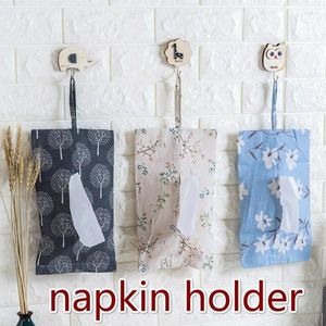 Aufbewahrungstaschen Badezimmer tragbare Vorräte Wall Hanging Type Taschentücher für Home Decoration Toilettenpapier Serviettenhaltertasche