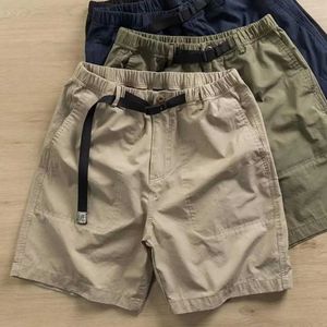 Men's Shorts Summer shorts mid rise elastic waistband adjustable drawstring pocket mens shorts outdoor fitness and leisure shorts street clothingL2405