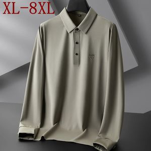 8xl 7xl 6xl Осенний Высокий Высокий Бизнес Рубашка Поло мужчина классический бренд мужская футболка высшего качества.