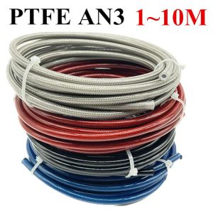 Ornamenti an3 1m ~ 10m moto intrecciata intrecciata in acciaio inossidabile per tubo del freno PTFE PTFE TUBI COMBUSTO COMBUSSO COMBUSSO COMBUSSO COMBUSSO