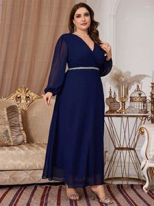 Ethnic Clothing Plus Size Women Chiffon Maxi Dress Muslim Dubai Abaya Turkey Evening Gown Islamic Femme Musulman Vestidos Party