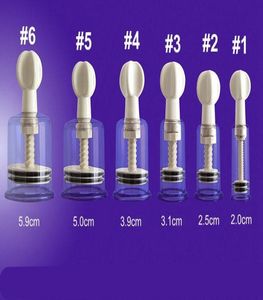 6pcslot 6 size Manual Up Nipple Clitoris Vacuum Suction Cup Nipple Bondage Pump Nipple Clitoris Stimulator BDSM Toys Adult 2927782