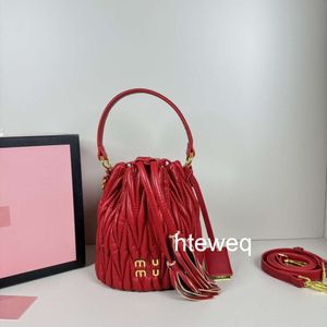 Lady Luksusem skórzana torba kubełka kobiet designerka Tote klasyczny sznurka na ramię Moda Portfel Portfetów górna rękojeści torebki torebki crossbody unisex torebki