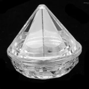 Speicherflaschen 50pcs/Los 5G Plastik Kosmetise Potgläser klares Glas DIY Lidschatten Make -up -Gesichtscreme Lippenbehälter Nagelkunst