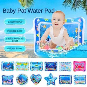 Bath Toys Baby Water Mat Inflatable Cushion Infant Toddler Water Play Mat for Children Early Education Developing Kid Toys Summer Toy Gift d240507