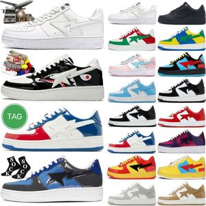 Nigo Designer Casual Scarpe uomini Donne Panda Sk8 Sta Low Shoe White Silver Brack Black Black Mamo Purple Orange Marrone Beige Navy Mens da donna Sneaker da jogging da donna