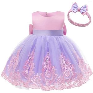 Stage Wear Clothes Christening Kids Baby Girl Party Wedding Sequin Dresses 2 1 Year Birthday Evening Princess Costume Vestidos