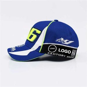 Bollmössor utomhus längdåkning rally motorcykel racing bil team moto hat baseball cap snapback för yamaha badge unisex affärsgåva y240507