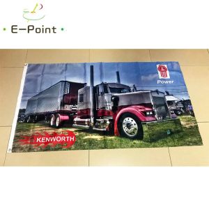 Acessórios EUA Kenworth Car Bandeira 2ft*3ft (60*90cm) 3ft*5ft (90*150cm) Tamanho Decorações de Natal para Bandeira da bandeira da casa Presentes