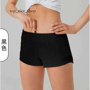 Lulushorts Women Summer Yoga Hoty Hot Shorts Breattable Snabbtorkning Sport Underkläder Kvinnor Pocket Running Fitness Pants New High End 6006