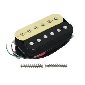 Akcesoria Flor 1PC Zebra Electric Guitar Pickup Double Cewka Alnico 5 Humbucker Pickup Parts Guitar, szyja lub most