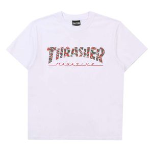 Thrasher T-Shirt Designer T-Shirt Luxury Fashion Mens T-Shirts Camo für Herren und Frauen Freizeit losen vielseitigen Trend