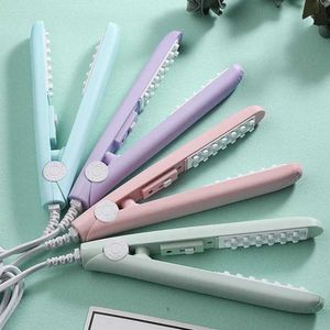 Curling Irons Mini 3D grid curler curling iron ceramic corn perm flat styling tool womens gift Q240506