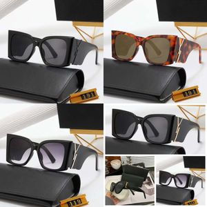 Occhiali da sole Designer Designer Lettere Telaio Lettera Lunette Sole Sun Glasses per donne Oversated Polarized Senior Shades UV Protection Ecclamati 2024 000