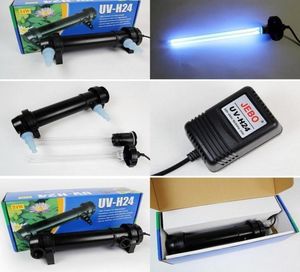WholeJEBO 5W36W Wattage UV Sterilizer Lamp Light Ultraviolet Filter Clarifier Water Cleaner For Aquarium Pond Coral Koi Fish4657082