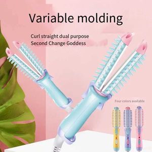 Керлинг Irons Mini Curly Hair Irenge 220V Electric Small Stright Set милые плоские инструменты для путешествий Q240506