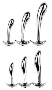 3 PcsSet Metal Anal Plug Jewelry Anchor Butt Plug Dialator Stimulator Masturbator Prostate Massager Gay Sex Toys For Adult 2107203452666