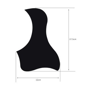 Ny 1 PC Professional Folk Acoustic Guitar PickGuard Soft Scratch Plate Självhäftande plockskyddsklistermärke för akustisk gitarrsträng