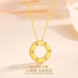 New classic design necklaces Colored Gold Single Gift for Girlfriend with cart original necklaces