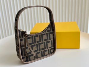 Bolsa de ombro marrom de alta axilas de alta qualidade, bolsa de luxo masculina, bolsa, bolsa de grife, bolsa subterrânea para mulheres crescentes