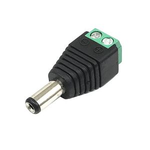 CCTV -kameror 2,5x5,5 mm 5,5/2,5 mm manlig kvinnlig DC Power Plug Jack Adapter -kontaktplugg