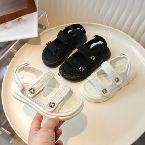 Sandals Girls Shoes Sandals 2024 Summer Childrens Girls Girls Style Big Kids Small Spragrance H240507