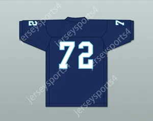 Пользовательский номер number number mens Youth/Kids Rashawn Slater 72 Clements High School Rangers Navy Blue Football Jersey 1 Top Snatched S-6xl