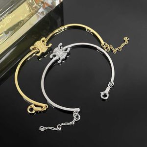 Projektant mody triumfalny łuk złota bransoletka dziewczęta Wysoka jakość stali nierdzewnej srebrna bransoletka dla kobiet prezent biżuterii