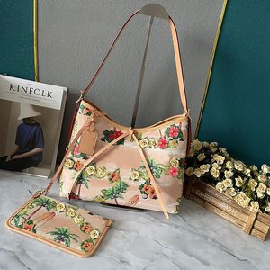 Çiçek Totebag Torbalar Tasarımcı Çapraz Vücut Tasarımcı Çantalar Tote Çantalar Orta Çantalar Yaz Plaj Çantaları Omuz Çantası Çıkarılabilir fermuar debriyaj çantası iç fermuarlı cep