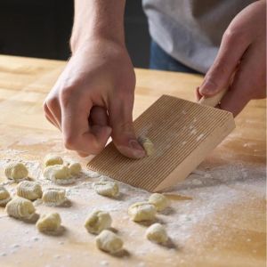 Moldes Spaghetti Board Pasta Prática Gnocchi Macaroni Manteiga de Manteiga de Mantenha de Mantenha de Mães para Baby Complemento Moldes Macarés Placa de Máquina