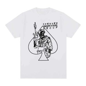 メンズTシャツ2024フォワード観測グループGBRSヴィンテージTシャツデススケルトンコットンマンTシャツ新しいTシャツレディーストップスT240506