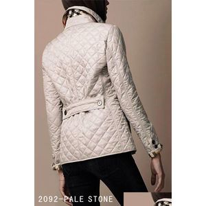 Jackets femininas Designer Inverno Casaco de outono Moda de algodão Slim Plug Tamanho XXXL Drop Deliver