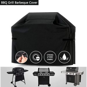 Covers BBQ Cover Antidust Oxford Cloth Waterproof Weber Heavy Duty Charbroil BBQ Gas Grill Outdoor Rain Protective Barbecue Accessories