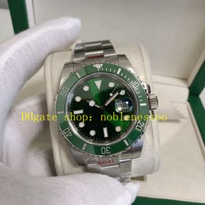 3 Color With Box Papers 904L Steel Watch for Mens 40mm 116610 Green Dial Ceramic Bezel 116619 EWF Automatic Cal.3135 Movement EW Dive 28800 vph/Hz Dive Sport Watches