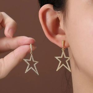 Hoop Earrings Vintage High-end Design Sense Hollow Bow Korea Style Banquet Jewelry Piercing Ear Stud Women Buckles